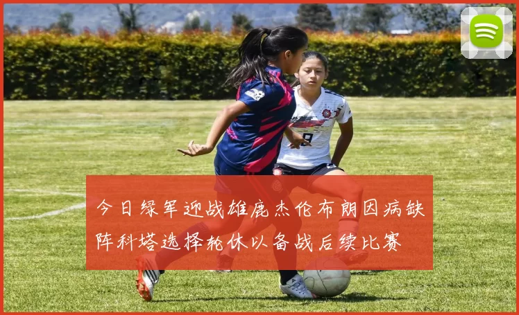 今日绿军迎战雄鹿杰伦布朗因病缺阵科塔选择轮休以备战后续比赛